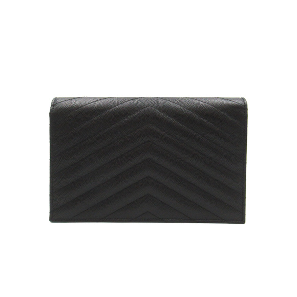 Saint Laurent Black Shoulder Wallet Leather Chain Bag - Picture 1 of 10